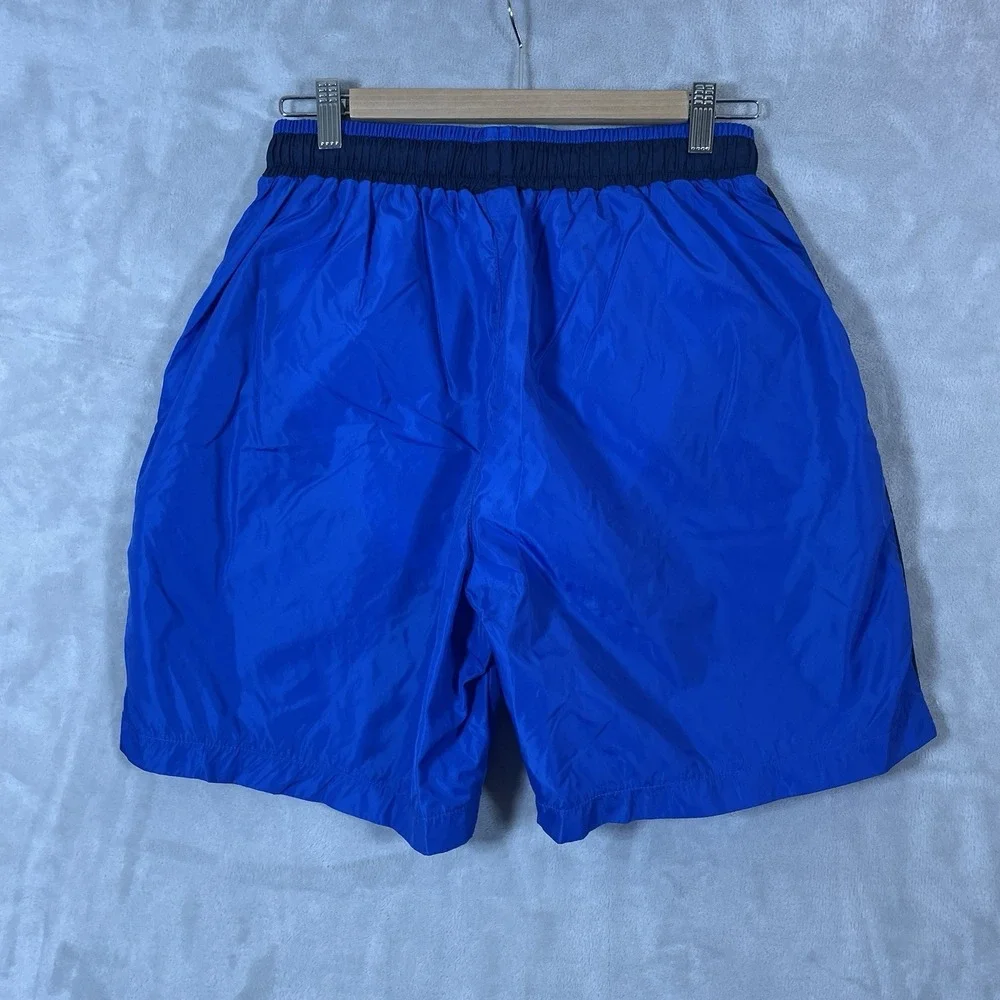 Vtg 80s Nike Track Shorts Mens Medium Nylon Shell Thailand White Tag Mesh Lined
